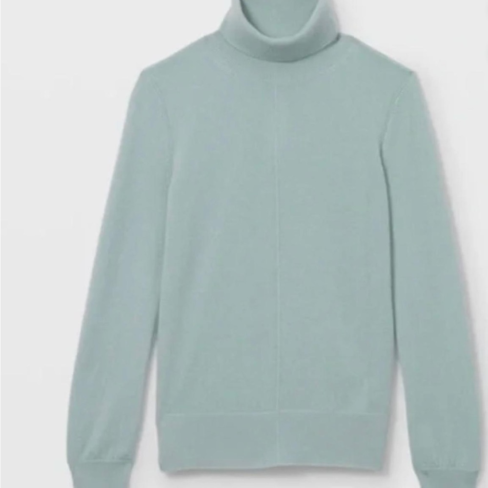 Club Monaco Light Blue Turtleneck Sweater - Picture 4 of 4